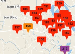 Ô nhiễm không khí vượt ngưỡng trên địa bàn Hà Nội 