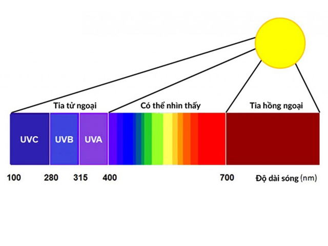 Tia UV là một dạng sóng điện từ có bước sóng ngắn